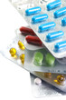 different pills isolated on white different pills isolated on white