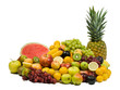 Fresh Fruits Isolated. Healthy Eating series