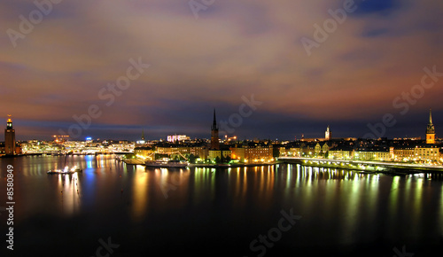 Foto: Stockholm bei Nacht Stockholm bei Nacht