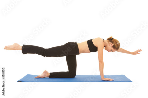 Photo: Pilates exercise series Pilates exercise series