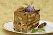 Hazelnut and chocolate cake