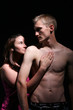 Photo: nearly nude couple nearly nude couple