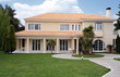 Exterior view of modern house