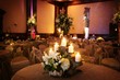 Table setting at a luxury wedding reception
