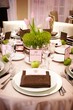 Photo: Table setting at wedding reception Table setting at wedding reception