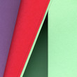 Colored Paper in a Roll