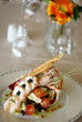 Stylized seafood plate