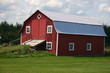 hangar sur l'île d'Orléans au Québec