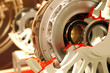 aircraft wheel and brake assembly x-section aircraft wheel and brake assembly x-section