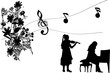 musicians and notes
