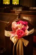 Photo: Wedding flowers in a church Wedding flowers in a church