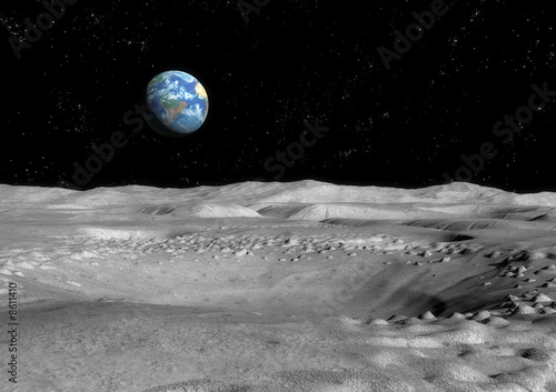 Moon surface