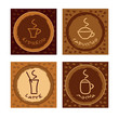 Collection ot decoration cards or tags