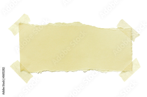 Photo: Torn Paper with Masking Tape Torn Paper with Masking Tape
