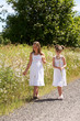 Happiness in a field of daisies