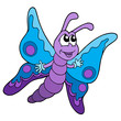 Cute blue and purple butterfly Cute blue and purple butterfly