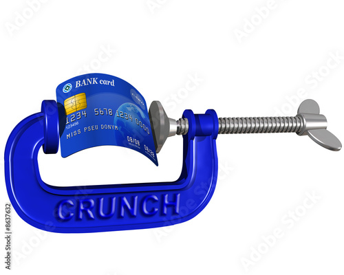 Credit card crunch Credit card crunch