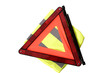 warning triangle and yellow waistcoat