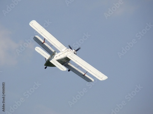 Doppeldecker Flugzeug
