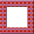 Red Purple Pink Check Frame Background