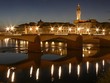 NIGHT VIEW OF FIRENZE AND THE ARNO RIVER (ITALY) NIGHT VIEW OF FIRENZE AND THE ARNO RIVER (ITALY)
