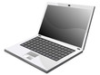 Laptop on white background, vector illustration Laptop on white background, vector illustration
