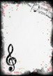 Grunge Music Background