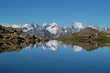barre des écrins dans lac