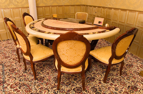 Photo: gold card-table gold card-table