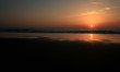 View of sunset over water