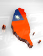 3d falg map of taiwan 3d falg map of taiwan