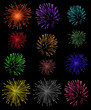 collection of fireworks