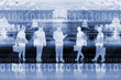 Illustration: business team business team