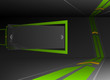 Green lines on walls