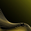 Gold halftone and lines