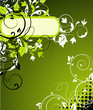 Floral banner