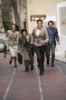 Business people running