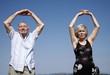 Photo: Senior couple exercising Senior couple exercising