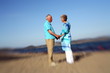 Photo: Senior couple on beach Senior couple on beach