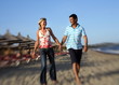 Photo: Mature adult couple on beach Mature adult couple on beach
