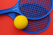 Rackets and ball Rackets and ball