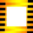 Yellow Black Orange Weave Frame