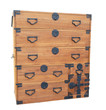 Teak Chest Isolated with clipping path