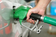 Refueling car tank on puming station