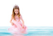 little girl as little princess