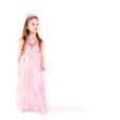 Dreamy five - year - old girlie as princess