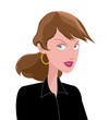 Illustration portrait femme