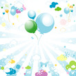 abstract colorful design for kids