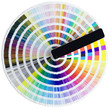 Color circle isolated with clipping path