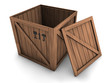 Crate with Open Lid